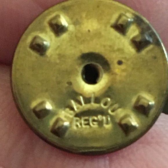 Set of two Ballou mid century blue bird Tac pins - Picture 4 of 9